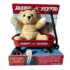 Radio Flyer The Americas Promise Collection Bear VTG 1999 General Colin L Powell